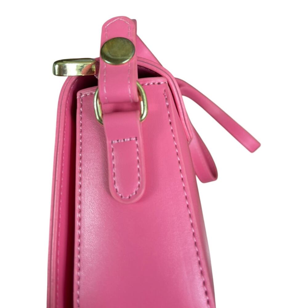 Designer Pink V Logo Shoulder Crossbody Bag - Picture 13 of 15